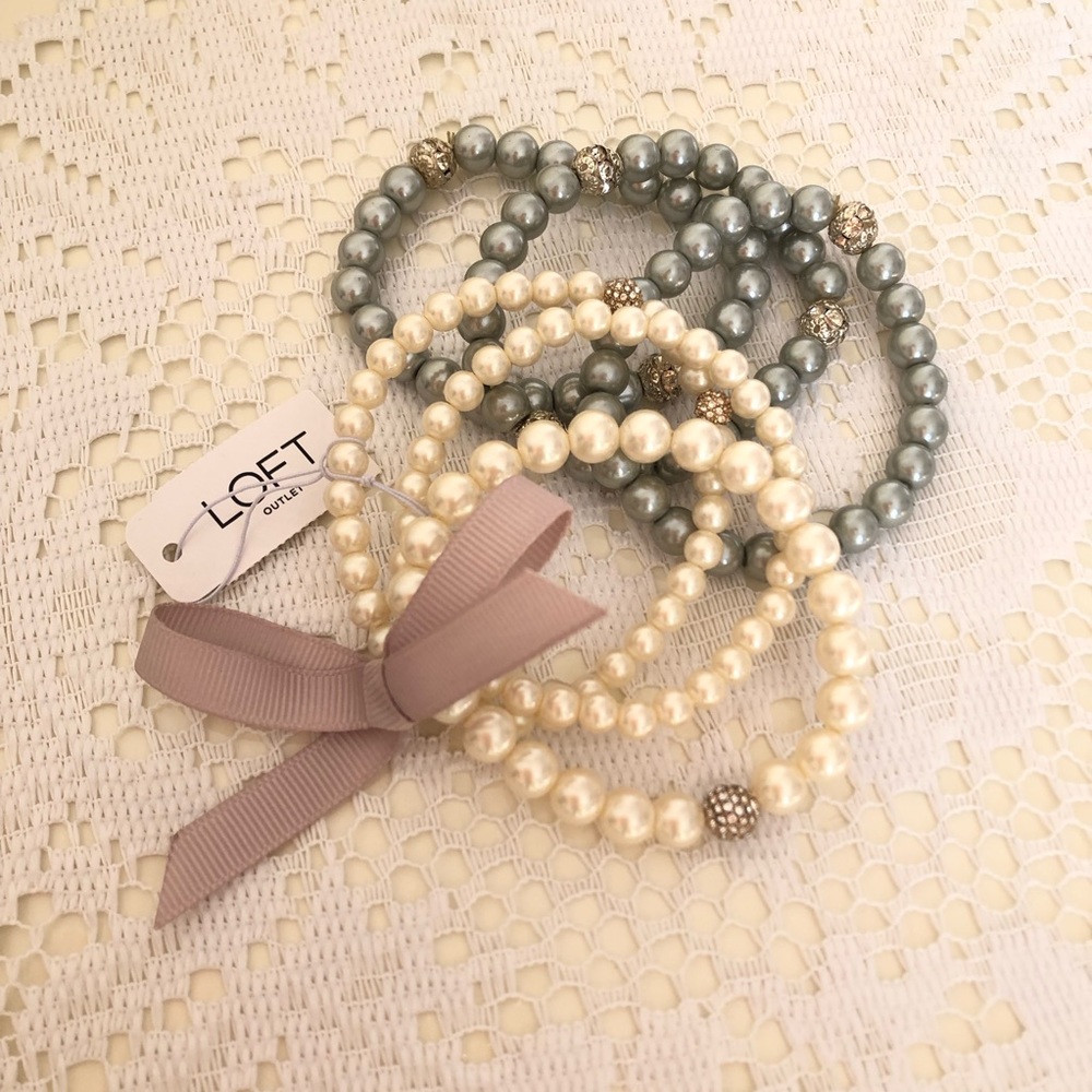 Faux Pearl Bracelets